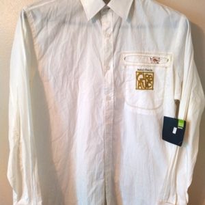 Marithé François Girbaud shirt, size XL, color white